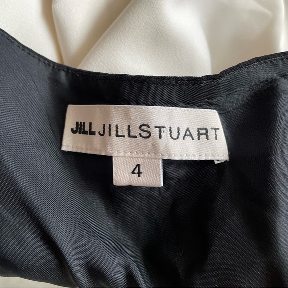 Jill Jill Stuart Colorblock Crepe Fit & Flare Open Back Square Neck Dress EUC 4 - Picture 11 of 12